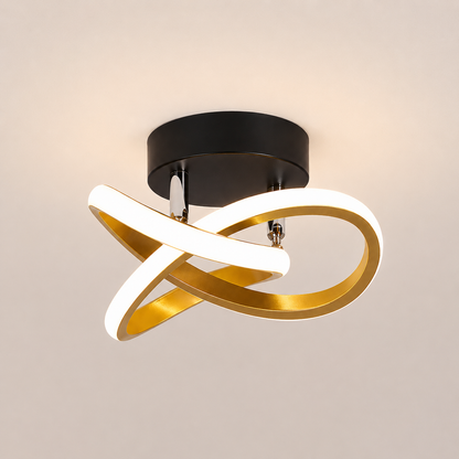 Modern Spiral LED Ceiling Light - Flush Mount Lighting