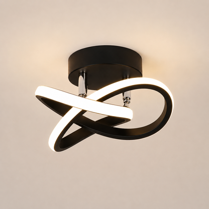 Modern Spiral LED Ceiling Light - Flush Mount Lighting