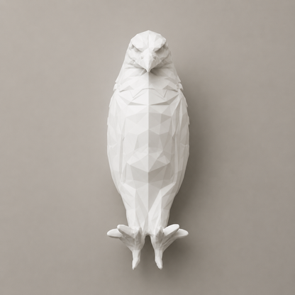 Eagle & Owl Wall Light LED – Geometric Animal Wall Sconce Battery Operated