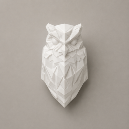Eagle & Owl Wall Light LED – Geometric Animal Wall Sconce Battery Operated