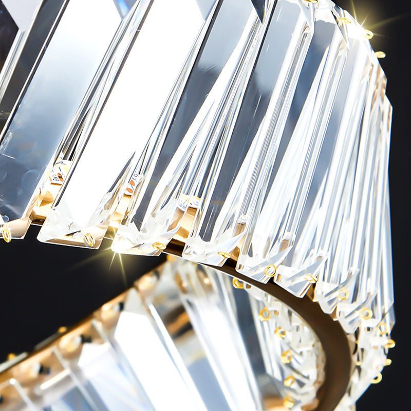 Luxury Modern Gold Crystal Ceiling Light Flush Mount