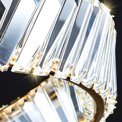 Luxury Modern Gold Crystal Ceiling Light Flush Mount
